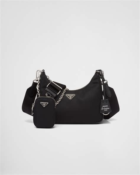 prada re edition black bag